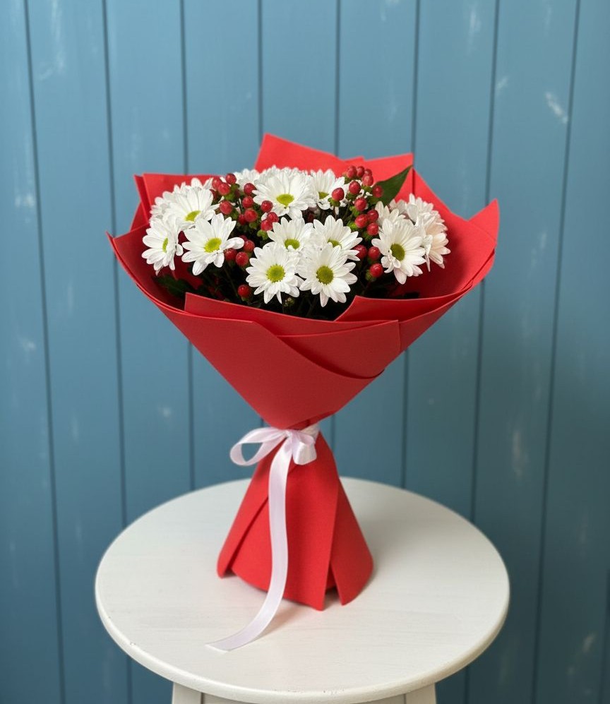 Букет цветов из: Хризантемы в Хабезе