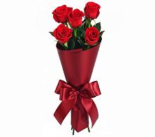 Букет 5 Красных роз Эдлесс Лав в Хабезе