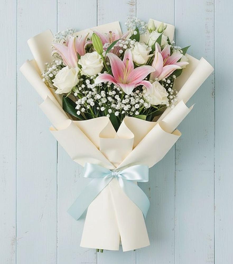 Букет цветов из: Лилии в Хабезе