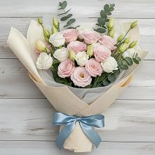 Букет цветов из:  Лизиантусы #REPLACE_PRED# Хабезе