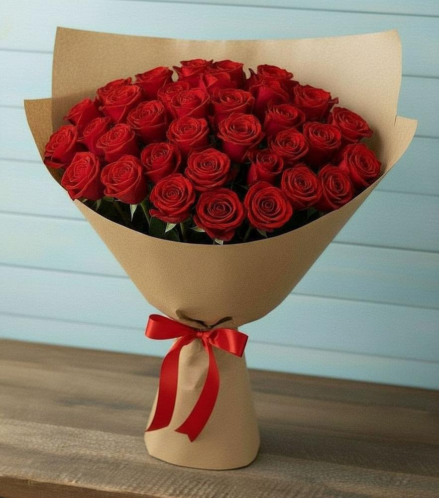 Букет Красные розы Милано в Хабезе