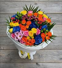 Букет цветов из:  Розы и Хризантемы #REPLACE_PRED# Хабезе