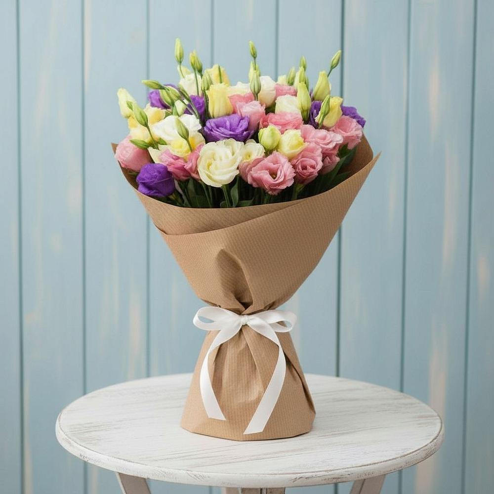 Букет цветов из: Лизиантусы в Хабезе