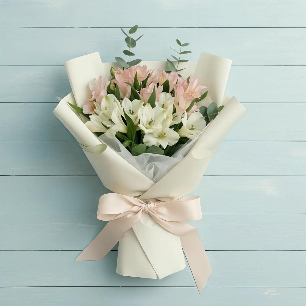 Букет цветов из: Альстромерии в Хабезе