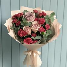 Букет цветов из:  Гвоздики и Розы #REPLACE_PRED# Хабезе