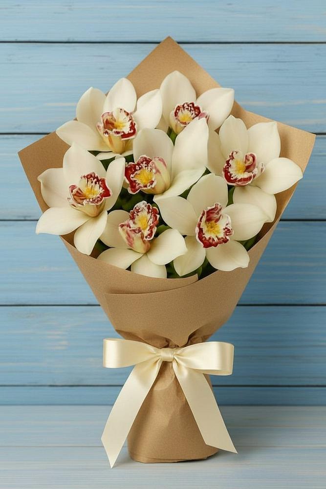 Букет цветов из: Орхидеи и Розы в Хабезе