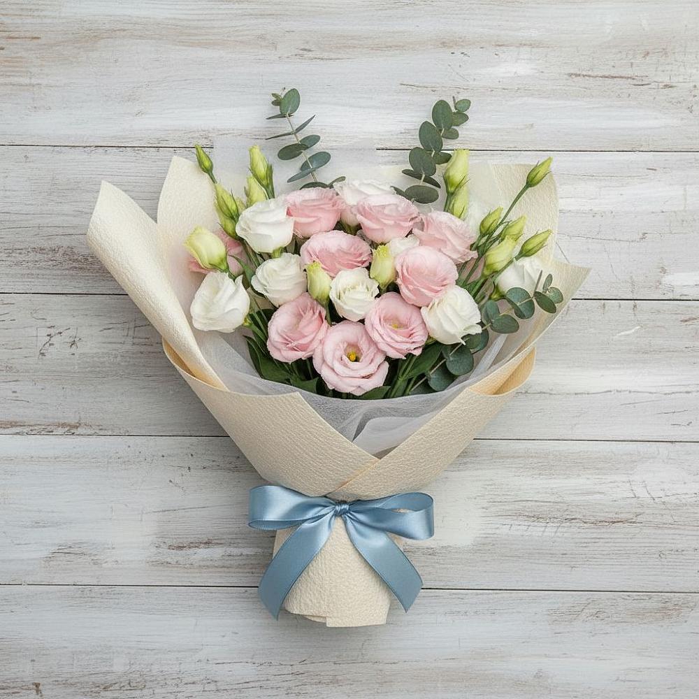 Букет цветов из: Лизиантусы в Хабезе